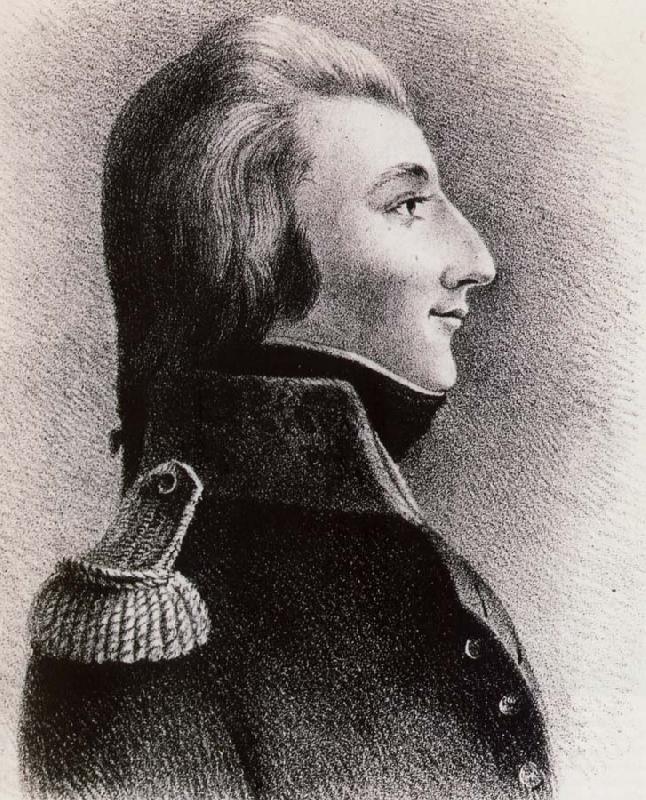  Wolfe Tone in the Uniform of a French Adjutant general as he apeared at his court-martial in Dublin